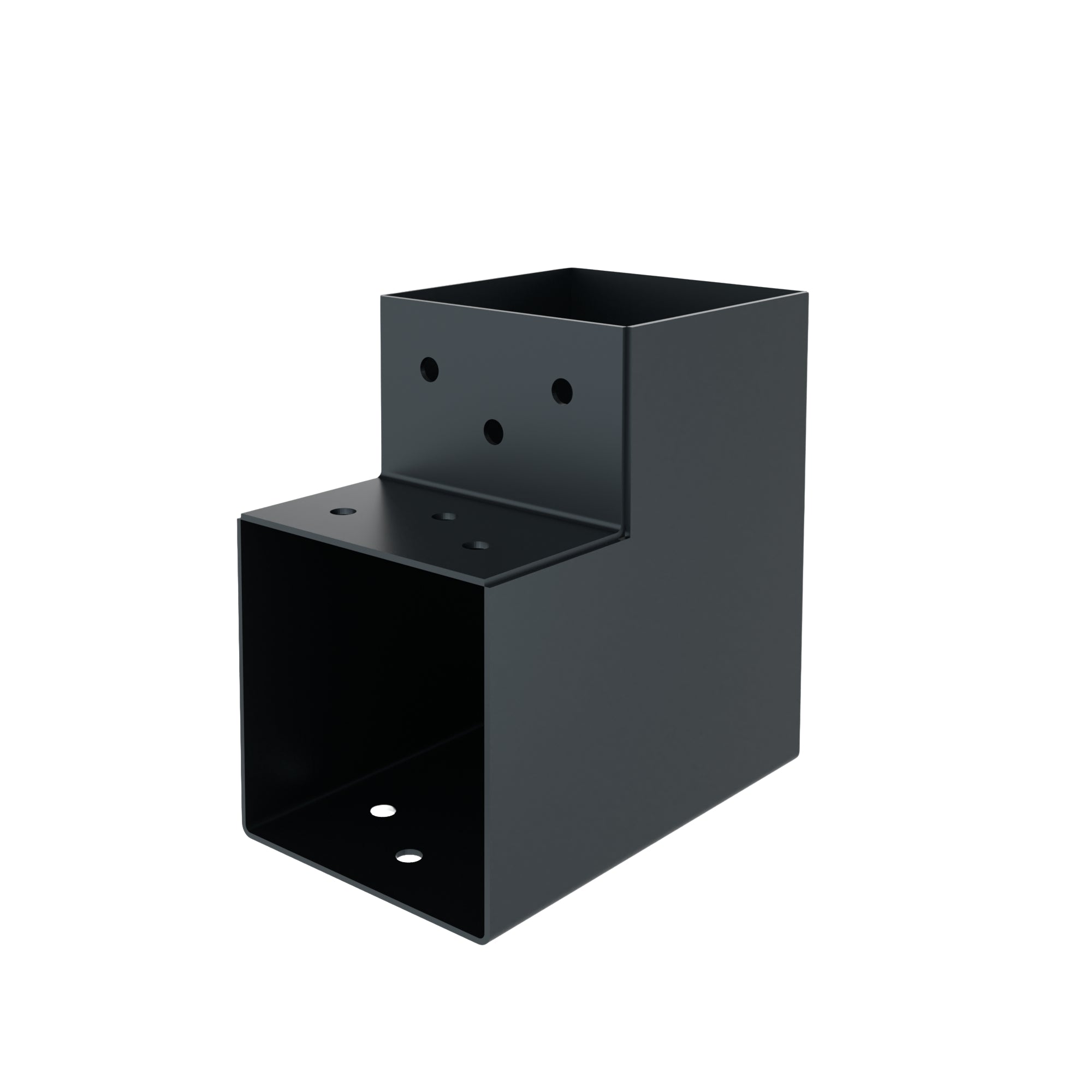 L shaped post connector