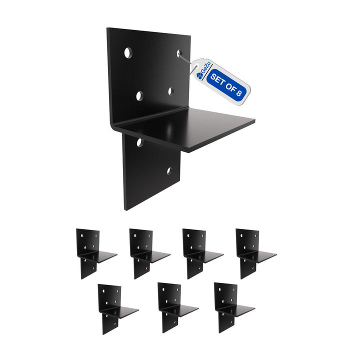 Pergola Extension Bracket T-Piece | Post Connector | Open Style