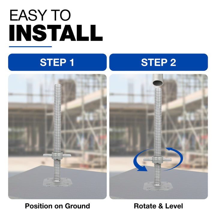 Adjustable Scaffold Base Screw Jack