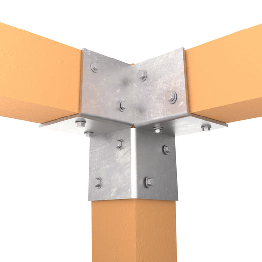 Pergola 3 Way Corner Bracket