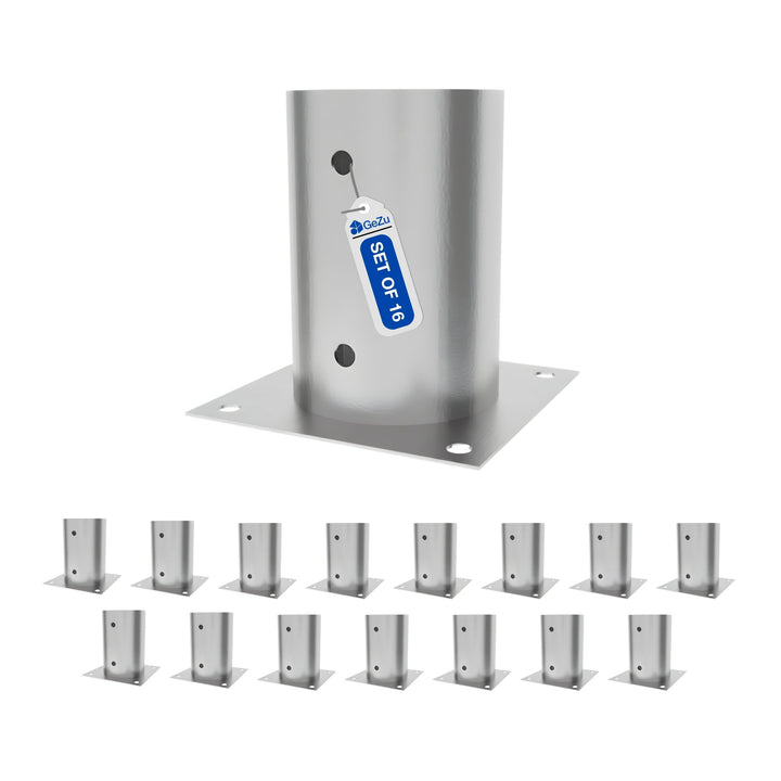 Round Bolt Down Post Support Base | Post Shoe Bundle