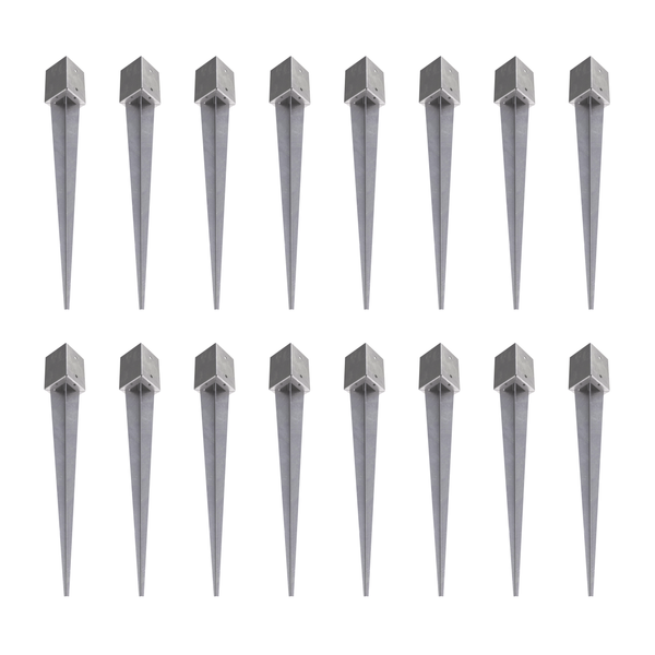 Drive In Fence Post Spikes 71 x 71mm – Pack of 16