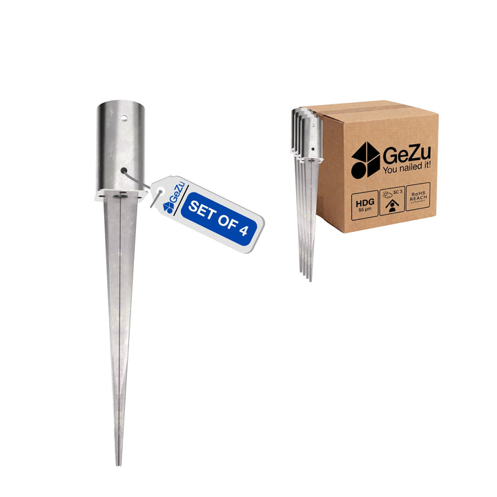 Round Drive In Fence Post Spike Bundle