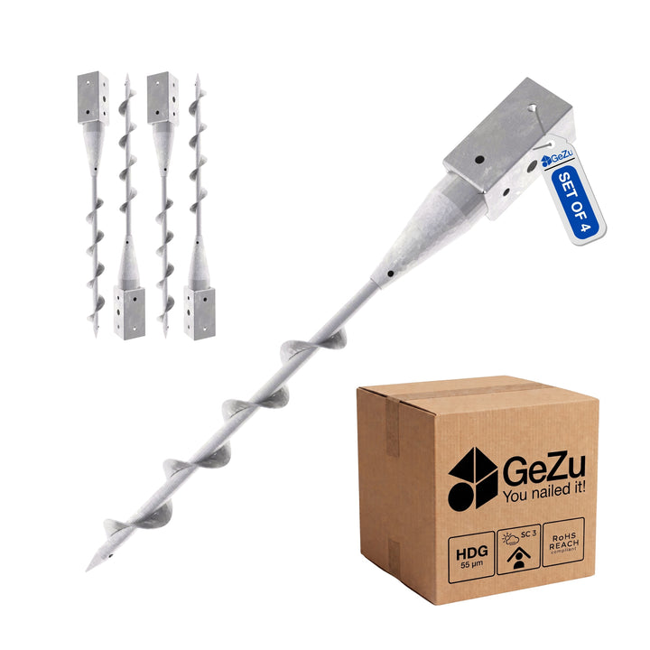Ground Screw Post Anchor Bundle