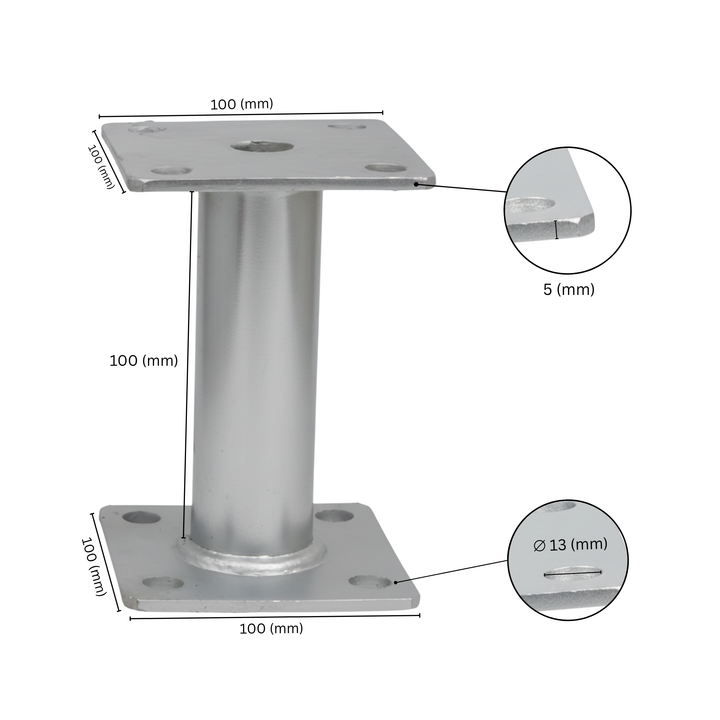 Post base for Dowelling
