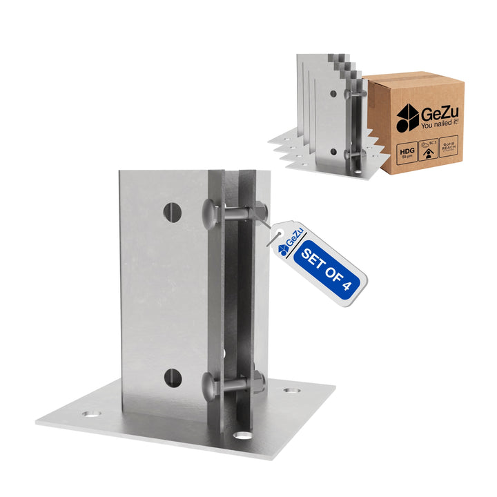Swift clamp bolt down post support base, post shoe, multipack