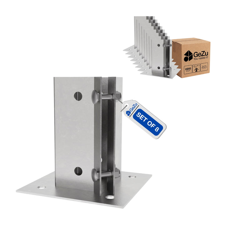 Swift Clamp stolpesko til fastskruning Bundle
