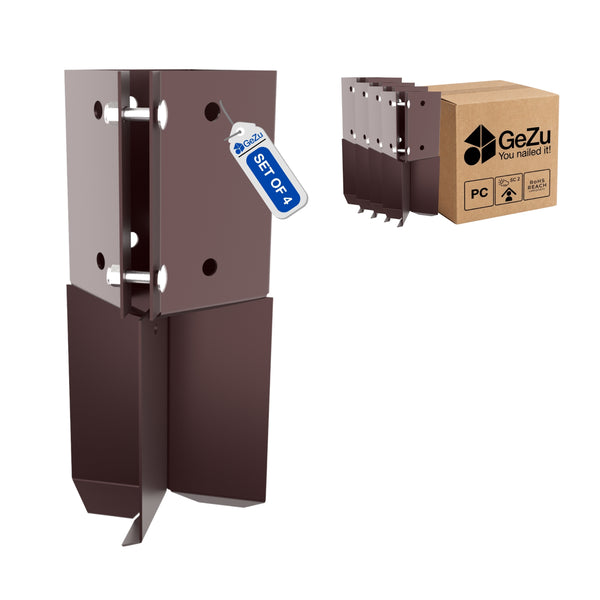 Swift Clamp Concrete In Post Support | Metpost Bundle