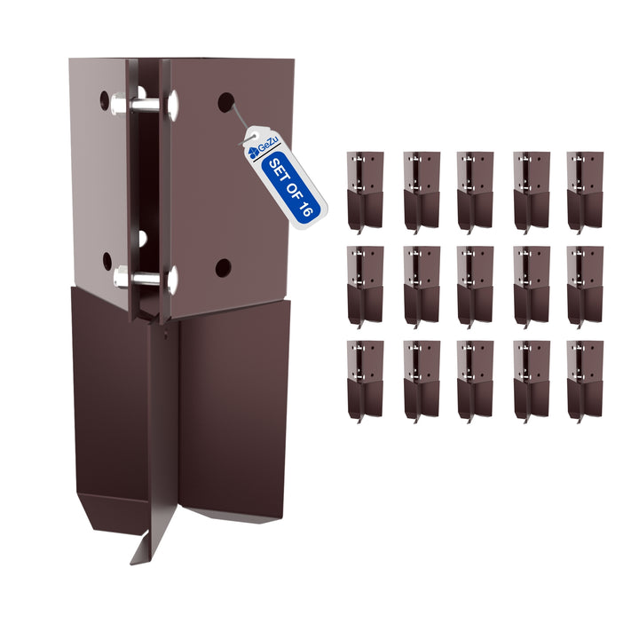 Swift Clamp Concrete In Post Support | Metpost Bundle