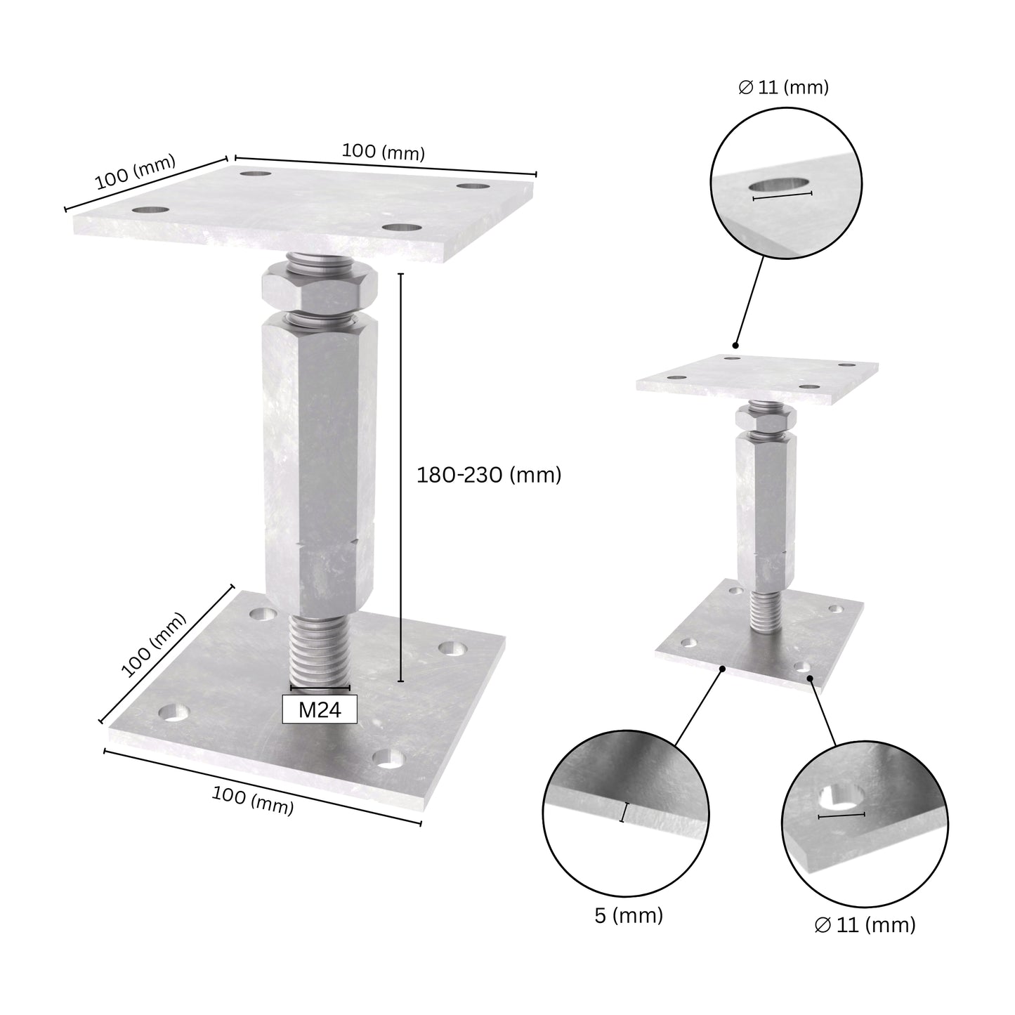 Adjustable Post Base