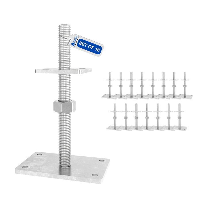 Height Adjustable Bolt Down Post Support | Post Base Bundle