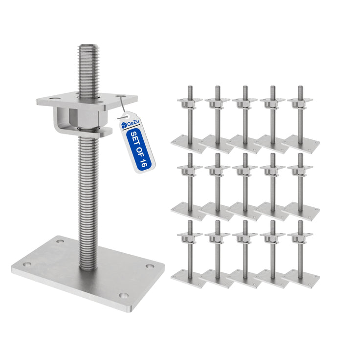 Height Adjustable Bolt Down Post Support | Adjustable Post Base Bundle