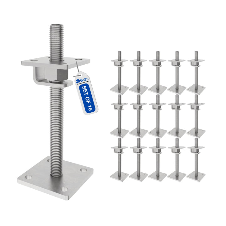 Height Adjustable Bolt Down Post Support | Adjustable Post Base Bundle