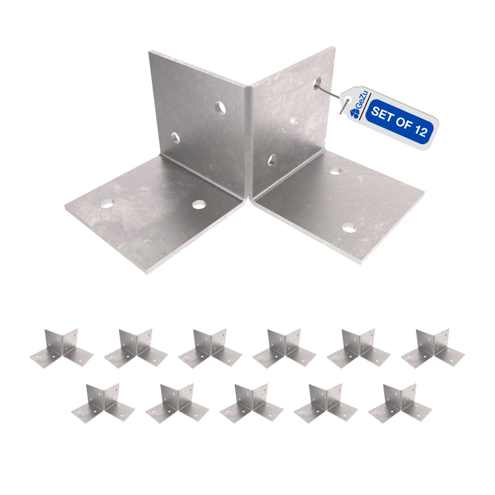 Pergola Floor Bracket | Post Connector | Open Style