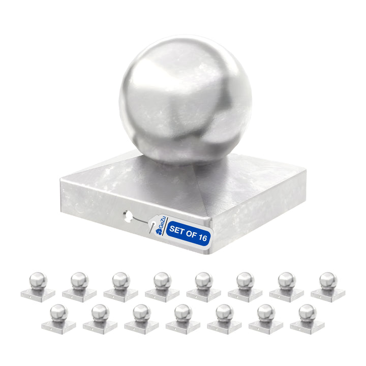 Square Fence Post Cap | Ball Top Bundle
