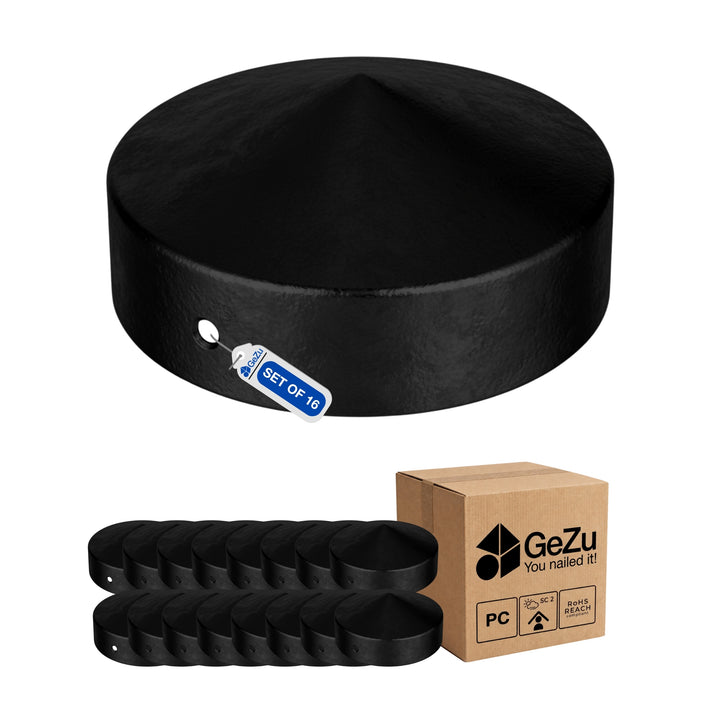 Tolpanhattu Pyöreä Pyramidi 100 mm | Suoja Pyöreälle Puutolpalle Bundle