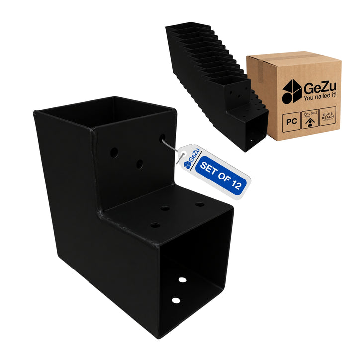 2-vejs stolpebeslag L-form | Pergola hjørnebeslag Bundle