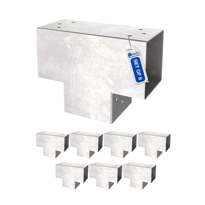 3-Way Post Connector T Shape | Pergola Corner Bracket Bundle