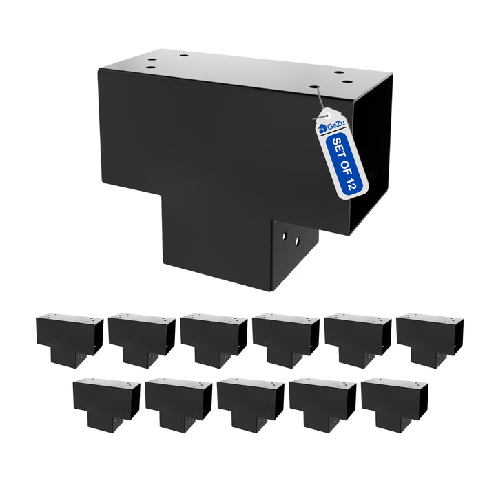 3-Way Post Connector T Shape | Pergola Corner Bracket Bundle