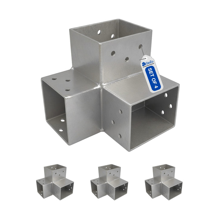 3-Way Post Connector Y Shape | Pergola Corner Bracket