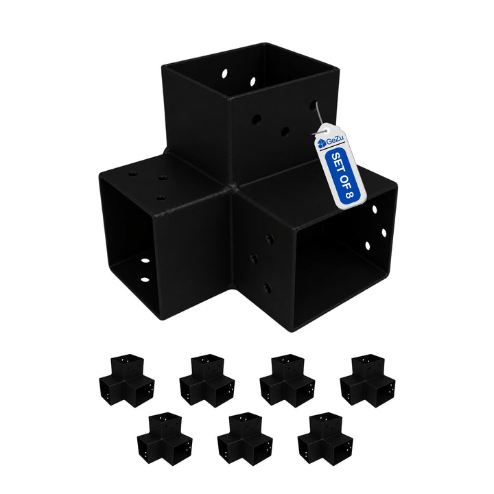 3-Way Post Connector Y Shape | Pergola Corner Bracket