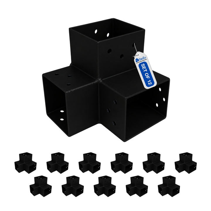 3-Way Post Connector Y Shape | Pergola Corner Bracket