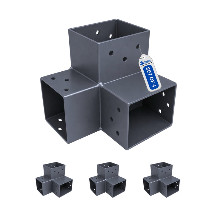 3-Way Post Connector Y Shape | Pergola Corner Bracket