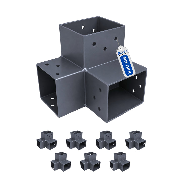 3-Way Post Connector Y Shape | Pergola Corner Bracket