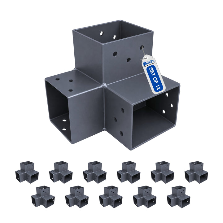 3-Way Post Connector Y Shape | Pergola Corner Bracket