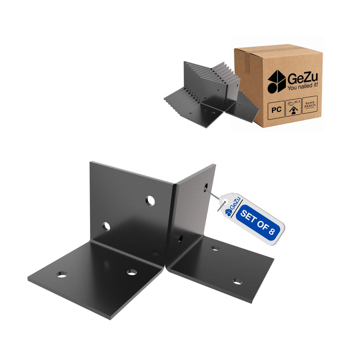Pergolan Lattiakiinnitin 3607 | Lattiaan Asennettava Tolppaliitin Bundle
