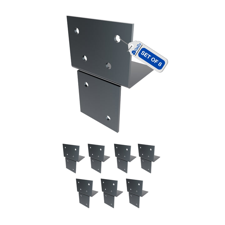 Pergola Extension Bracket T-Piece | Post Connector | Open Style