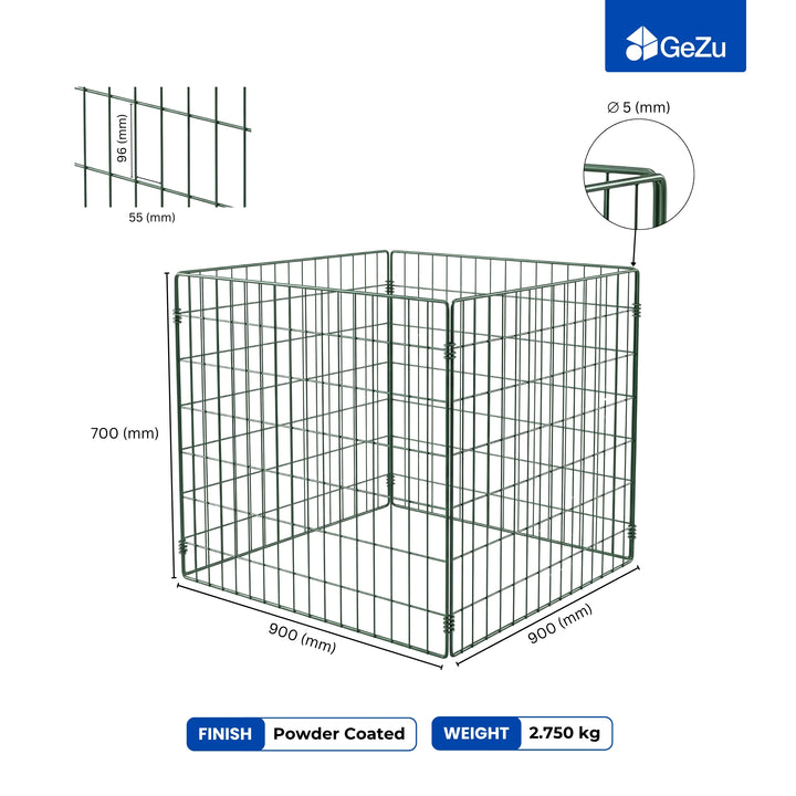 Square Mesh Garden Composter
