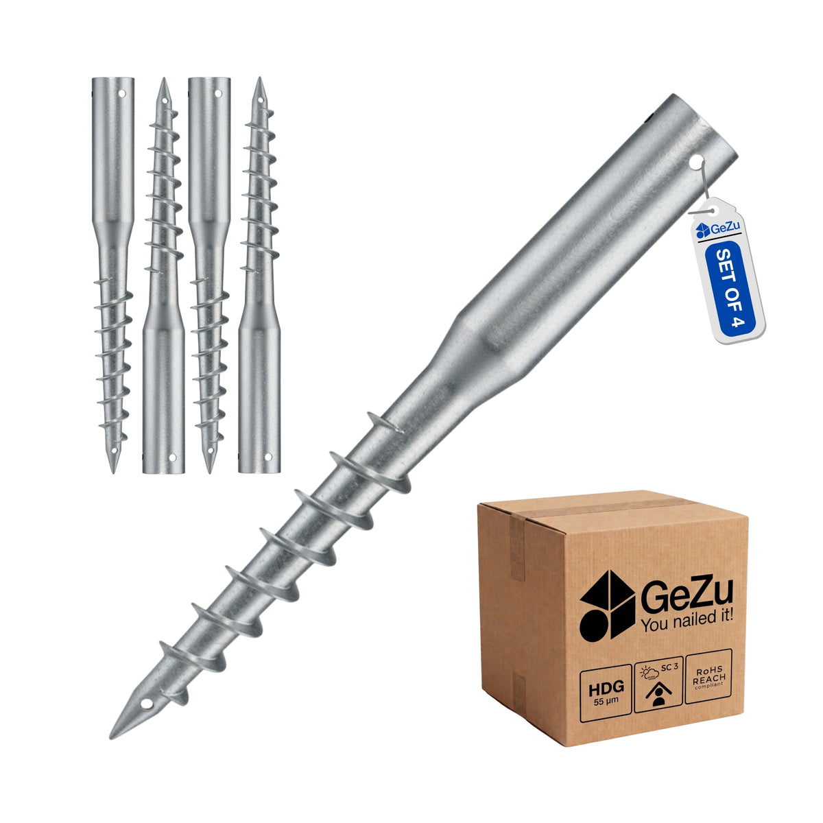 Post Support Spiral Round Beam Bundle