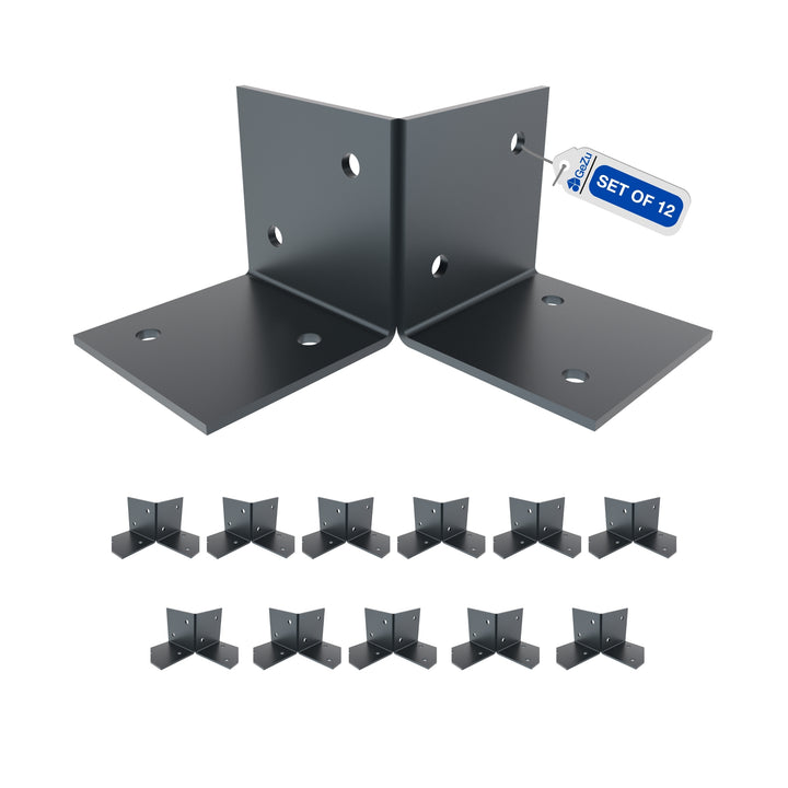 Pergola Floor Bracket | Post Connector | Open Style