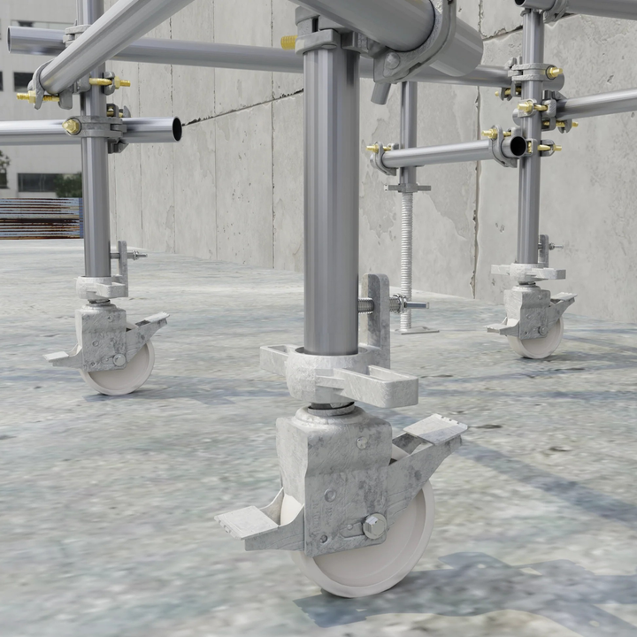 Adjustable Scaffolding Caster Wheel With Brake