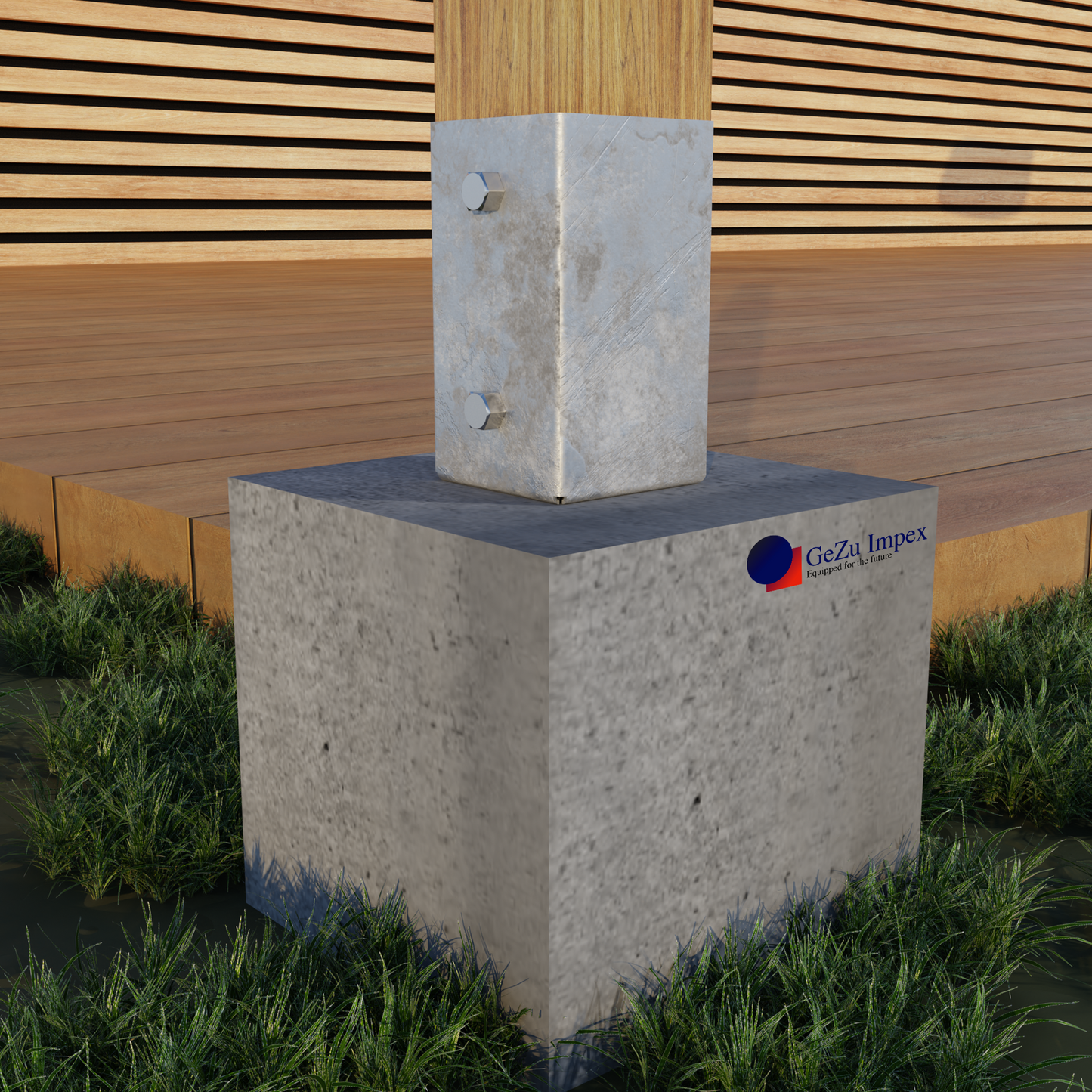 Post Holder Anchor Spike Concrete