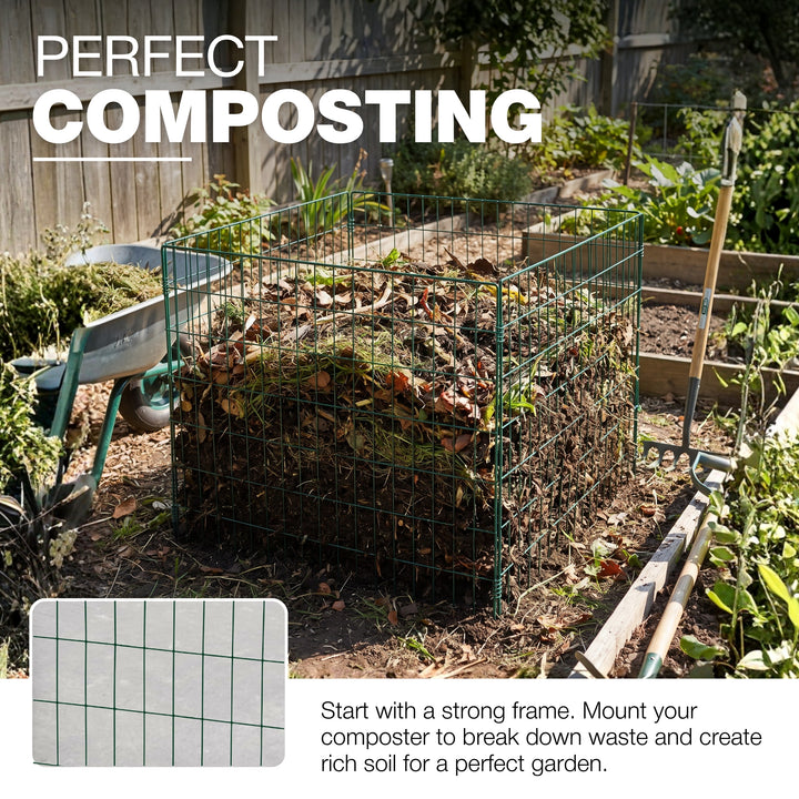 Square Mesh Garden Composter
