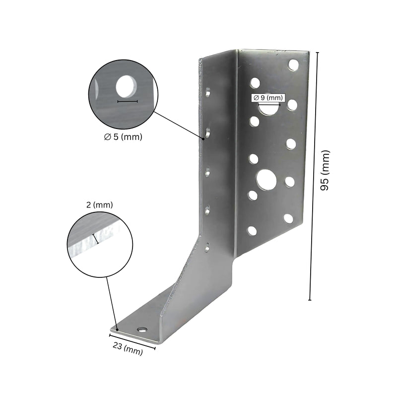 Adjustable joist hanger