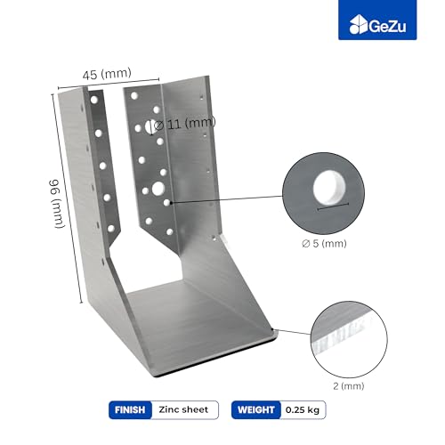 Estribo para Viga Tipo B Flanges Ocultas | Sapata com Fixação Interior