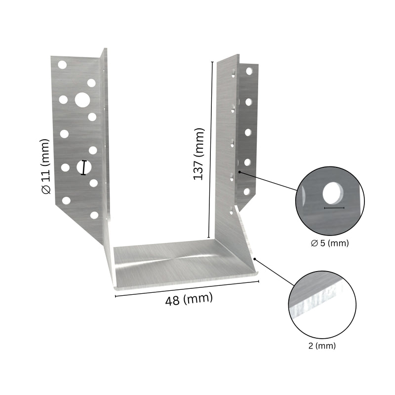 Joist Hanger Type A - Outward Flange