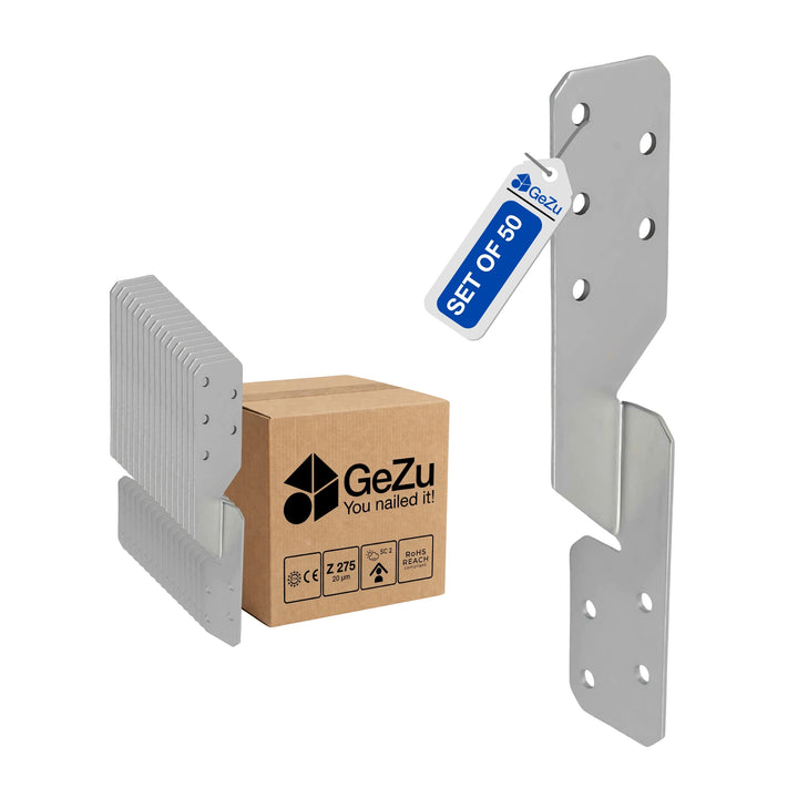 Universal rafter purlin anchor - 170 x 35 mm - Gezu Impex