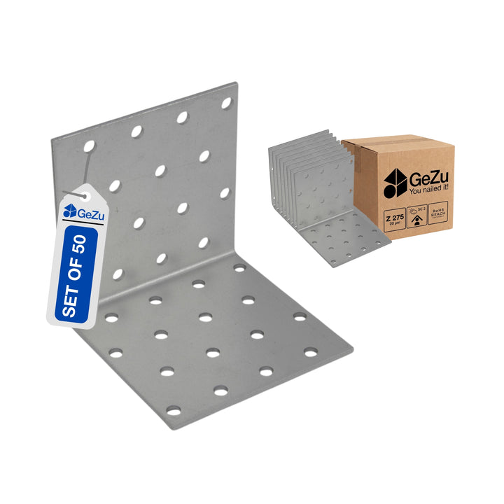Perforated right angle bracket, pack of 50 - detail view 3