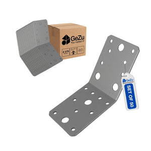 Perforated 135 degree angle bracket - 90 x 90 x 65 x 2.5 mm - Gezu Impex