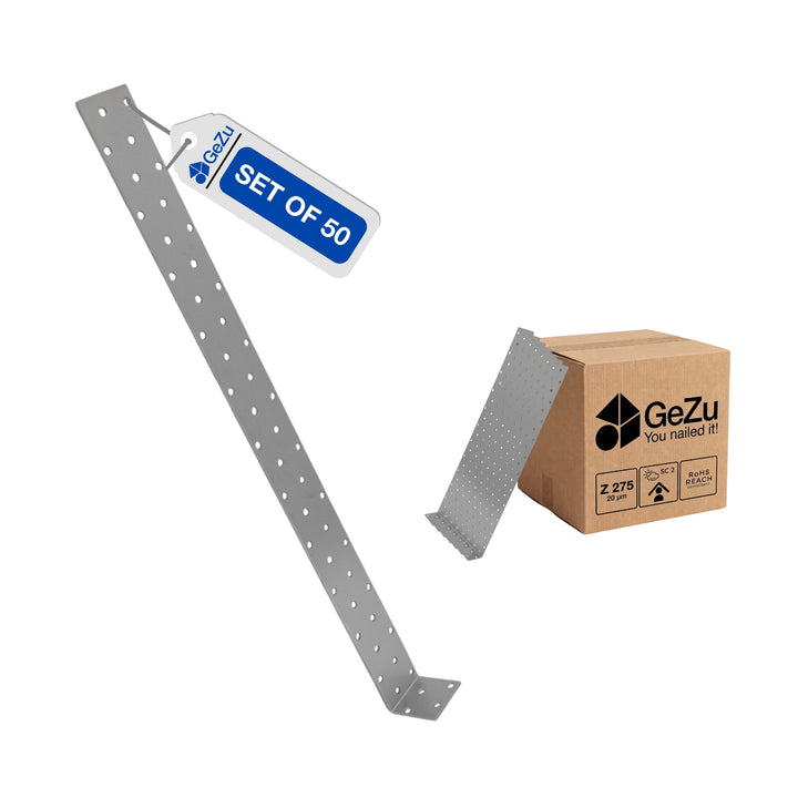 Flat steel concrete anchor, pack of 50 - detail view 3