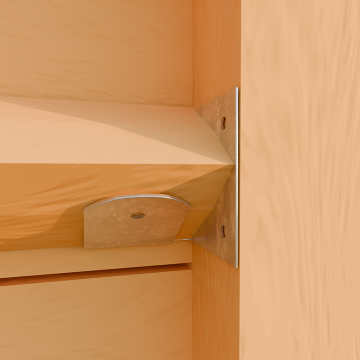 Bolt on arris rail bracket