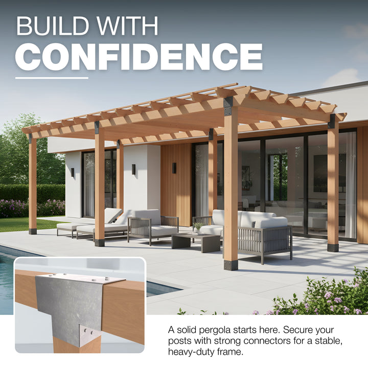 Pergola Bracket | Post Connectors T Bundle