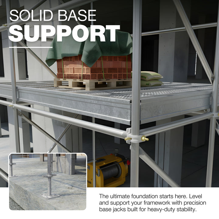 Adjustable Scaffold Base Screw Jack Bundle