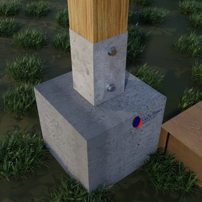 Post Holder Anchor Spike Concrete