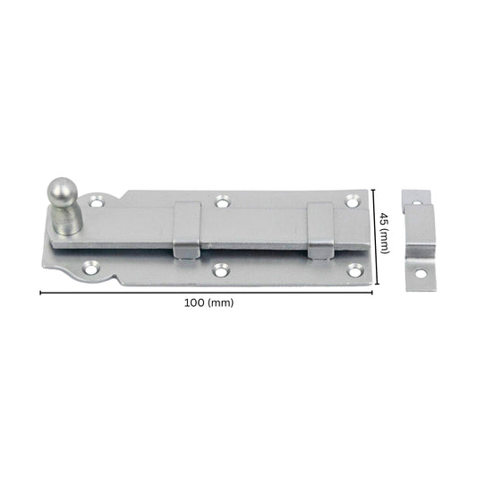 Flat door bolt