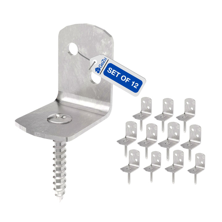 L-Shape Braided Fence Panel Bracket | Wattle Fence Holder